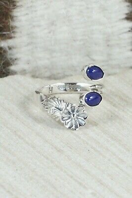 Lapis & Sterling Silver Ring - Harris Largo - Size 8