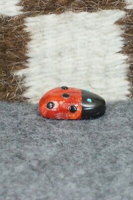Lady Bug Zuni Fetish Carving - Reynold Lunasee