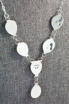 Turquoise & Sterling Silver Necklace - Leta Parker