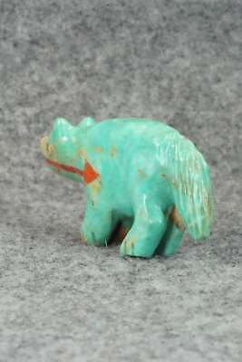 Wolf Zuni Fetish Carving - Andres Quandelacy