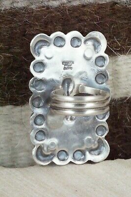 Turquoise and Sterling Silver Ring - Tim Yazzie - Size 7.5