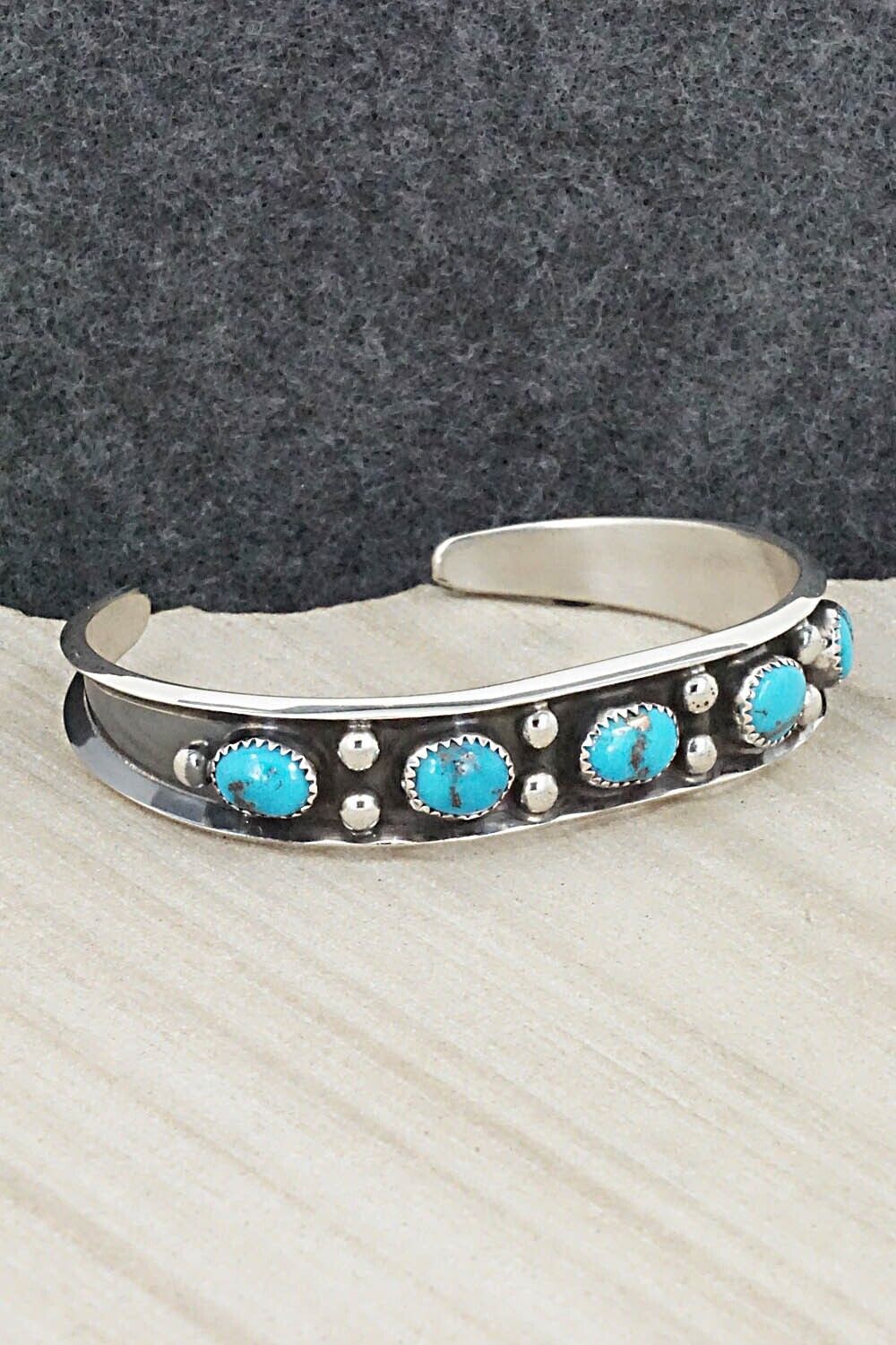 Turquoise & Sterling Silver Bracelet - Paul Largo