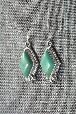 Navajo Turquoise & Sterling Silver Earrings - Sharon McCarthy