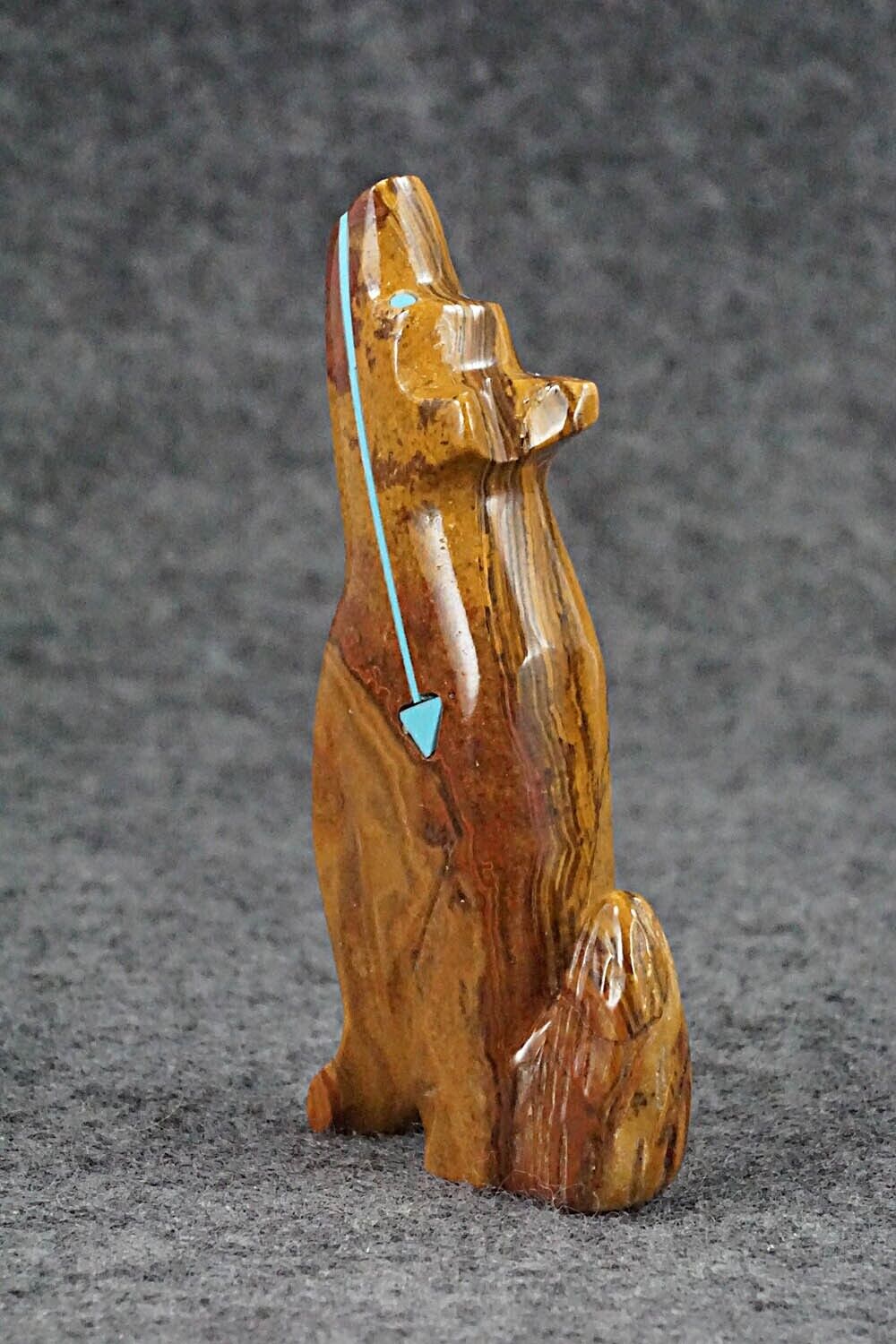 Coyote Zuni Fetish Carving - Rodney Laiwakete