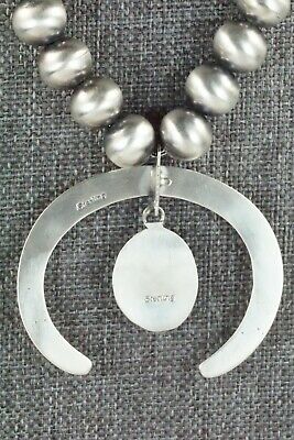 Turquoise & Sterling Silver Pearl Necklace - Jan Mariano - High Lonesome Trading