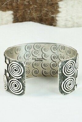 Navajo Sterling Silver Bracelet - Alex Sanchez