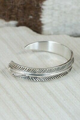 Navajo Sterling Silver Bracelet - Chris Charley