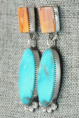 Turquoise & Sterling Silver Earrings - Selina Warner
