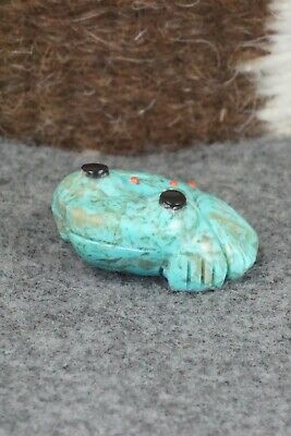 Frog Zuni Fetish Carving - Reynold Lunasee