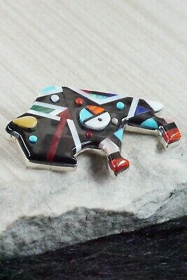 Multi Stone and Sterling Silver Pendant & Pin - Ernie Ohmsattie