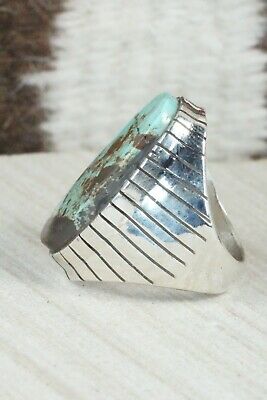 Turquoise and Sterling Silver Ring - Ray Jack - Size 9.5