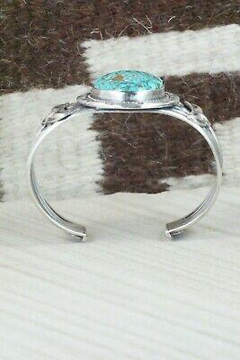 Turquoise & Sterling Silver Bracelet - Raymond Delgarito - High Lonesome Trading