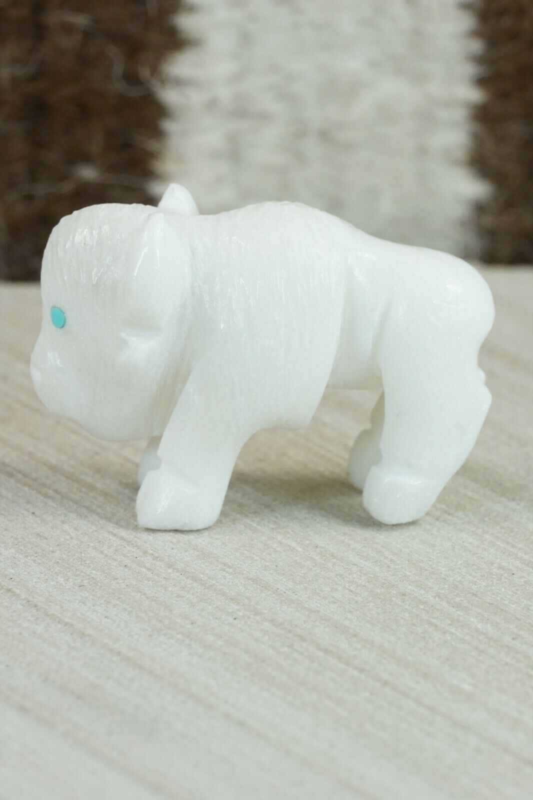 Buffalo Zuni Fetish Carving - Jonas Hastito