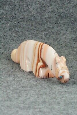 Mountain Lion Zuni Fetish Carving - Reynold Lunasee
