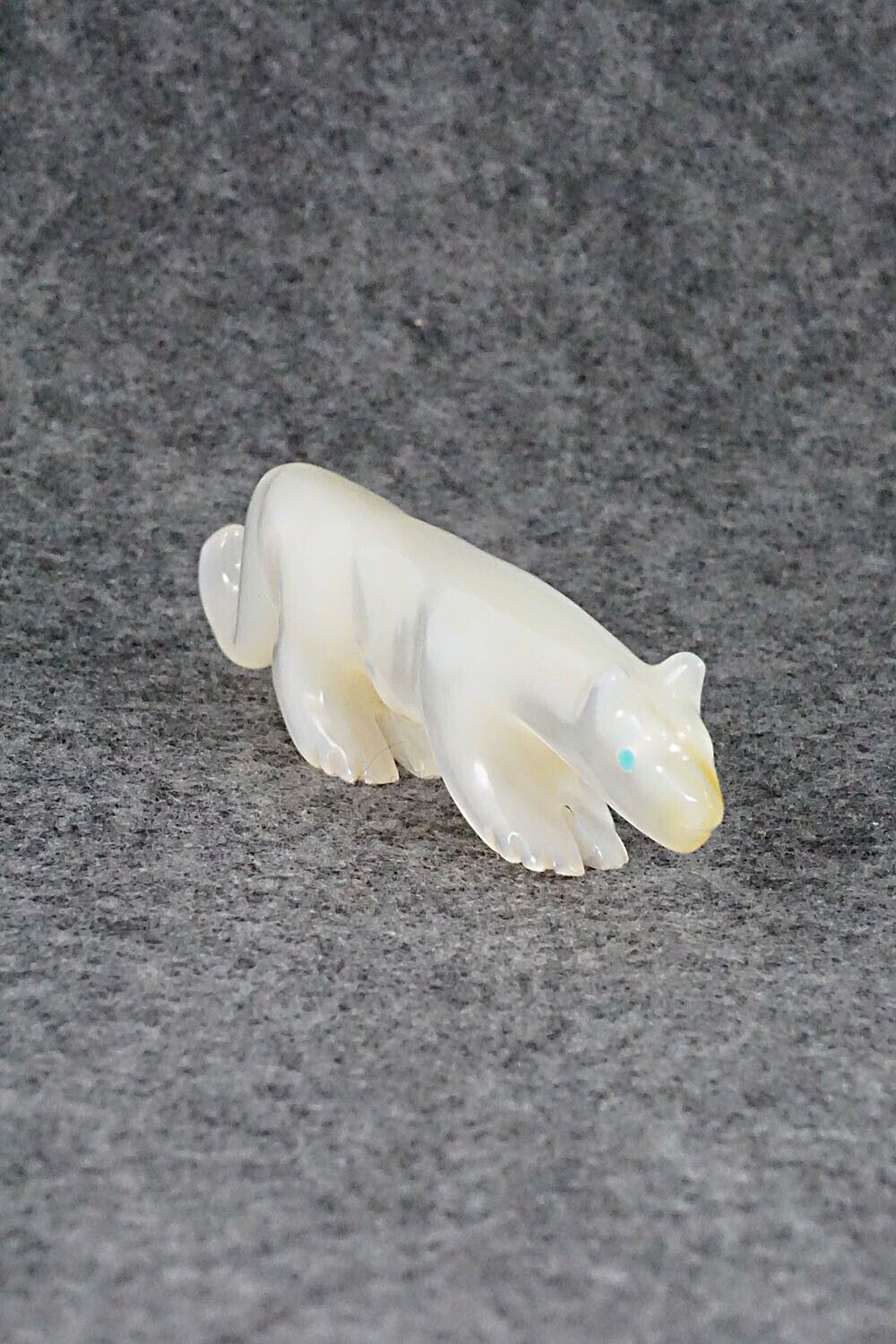 Mountain Lion Zuni Fetish Carving - Andres Quandelacy