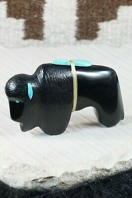 Buffalo Zuni Fetish Carving - Herbert Halate - High Lonesome Trading