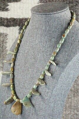 Turquoise & Sterling Silver Necklace - Navajo
