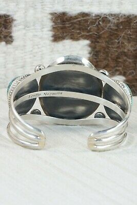 Navajo Turquoise & Sterling Silver Bracelet - Leslie Nez