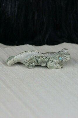 Lizard Zuni Fetish Carving - Kent Panteah - High Lonesome Trading