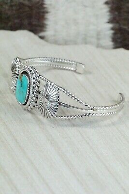 Turquoise & Sterling Silver Bracelet - Annie Spencer