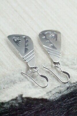 Navajo Sterling Silver Earrings - Charlie Yazzie