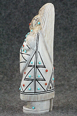 Corn Maiden Zuni Fetish Carving - Claudia Peina