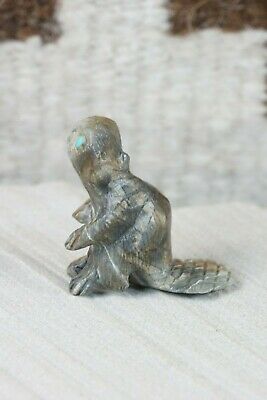 Beaver Zuni Fetish Carving - Dane Malani - High Lonesome Trading