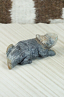 Horned Toad Zuni Fetish Carving - Tony Mackel