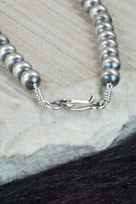 Sterling Silver Navajo Pearl Necklace - Jan Mariano