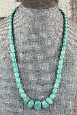 Turquoise & Sterling Silver Necklace - Louise Joe