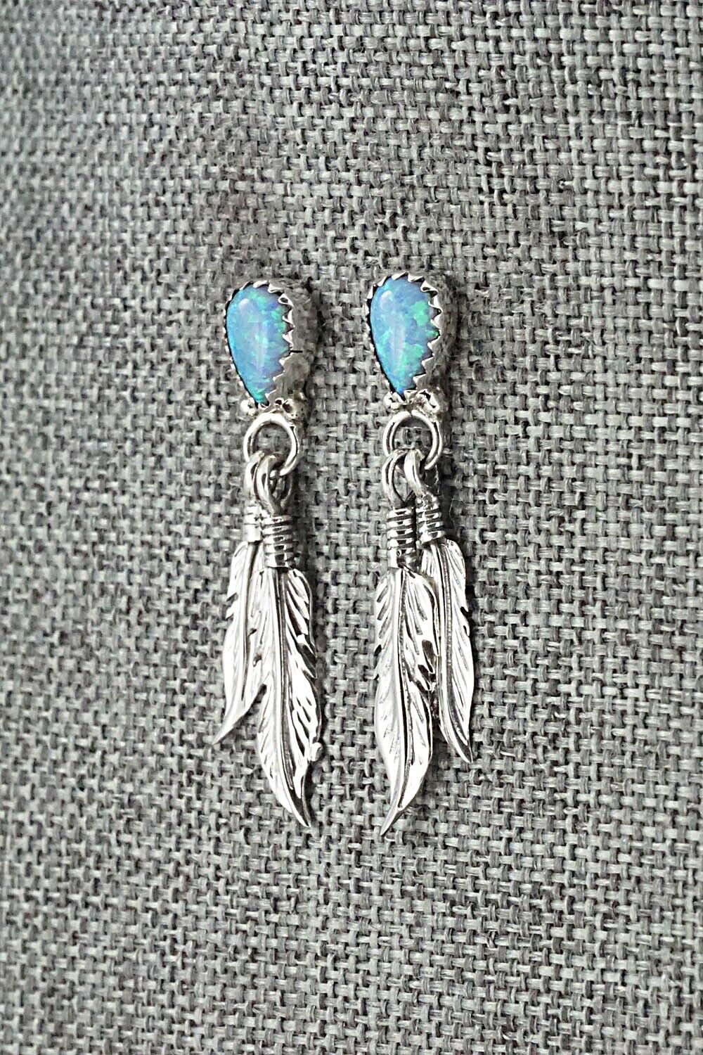 Opalite & Sterling Silver Earrings - Judy Largo