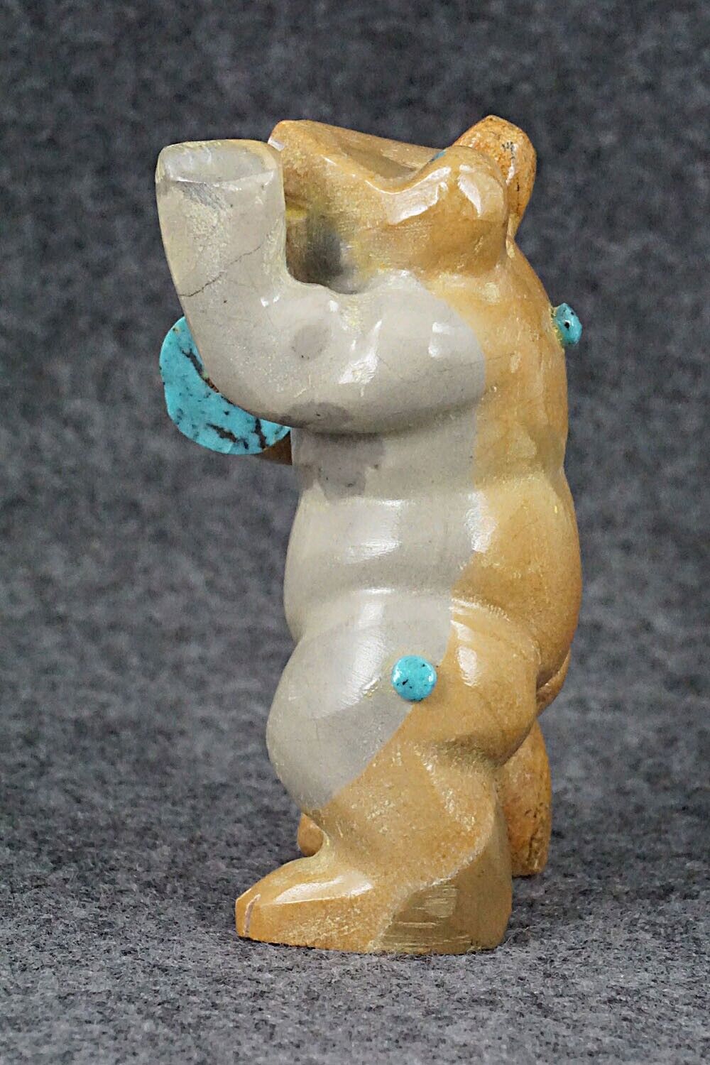 Frog Zuni Fetish Carving - Enrike Leekya