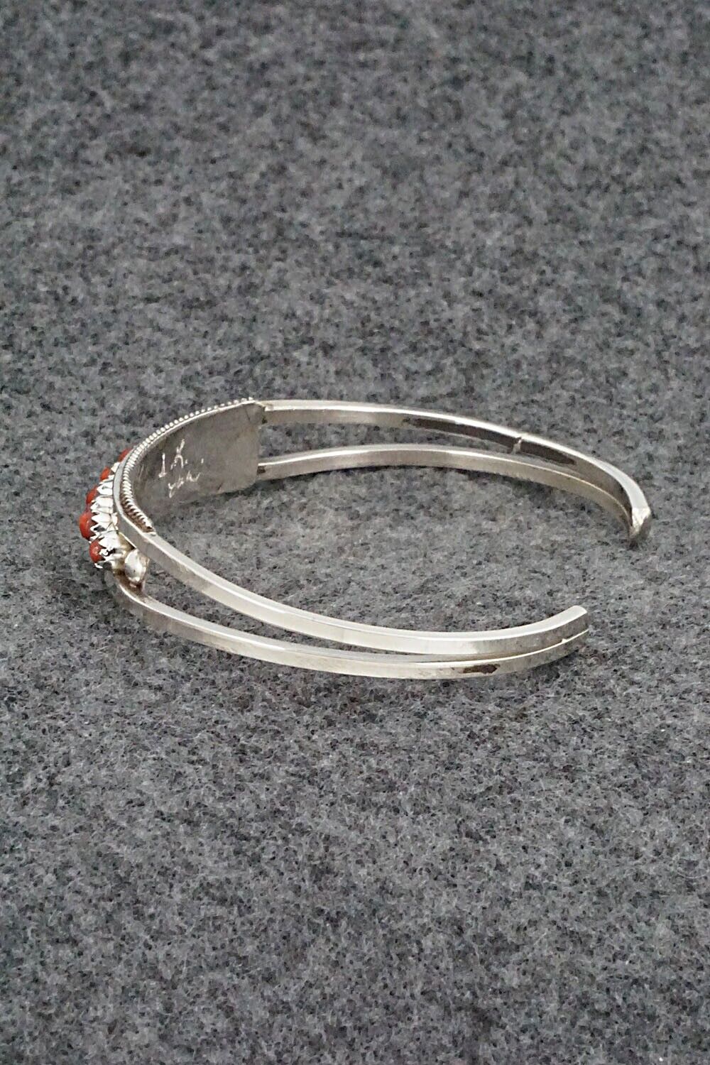 Coral & Sterling Silver Bracelet - Susie Livingston