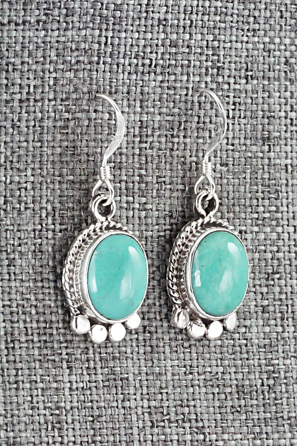 Turquoise and Sterling Silver Earrings - Sharon McCarthy