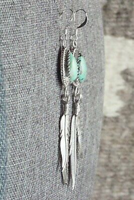 Turquoise & Sterling Silver Earrings - Judy Largo