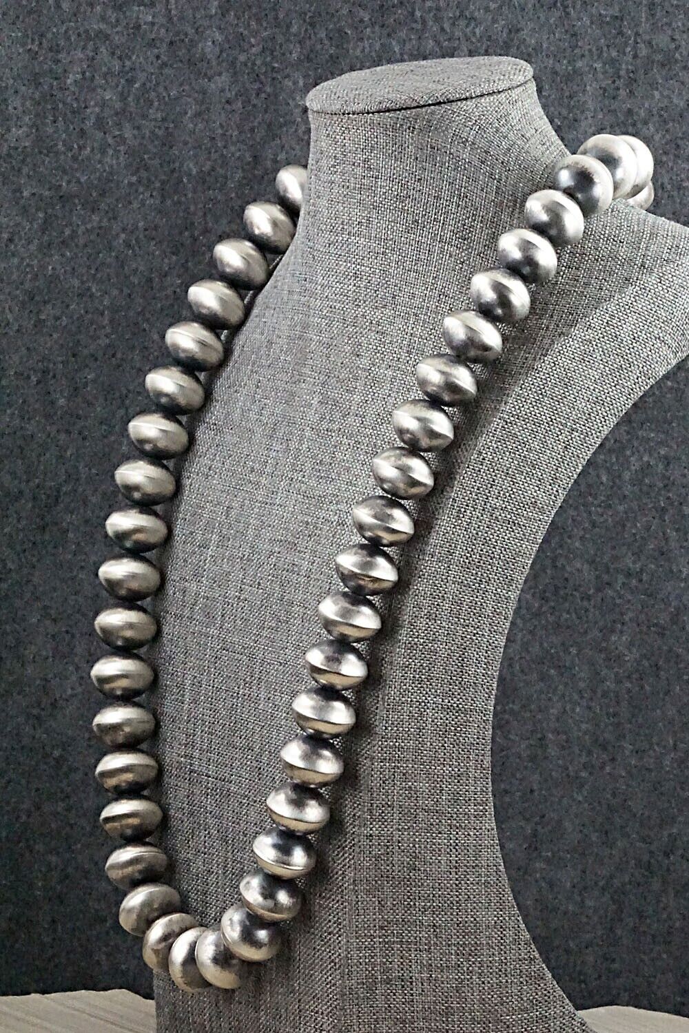 Sterling Silver Navajo Pearl Necklace - Jan Mariano