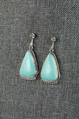 Turquoise and Sterling Silver Earrings - Sharon McCarthy