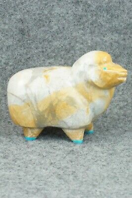 Sheep Zuni Fetish Carving - Enrike Leekya
