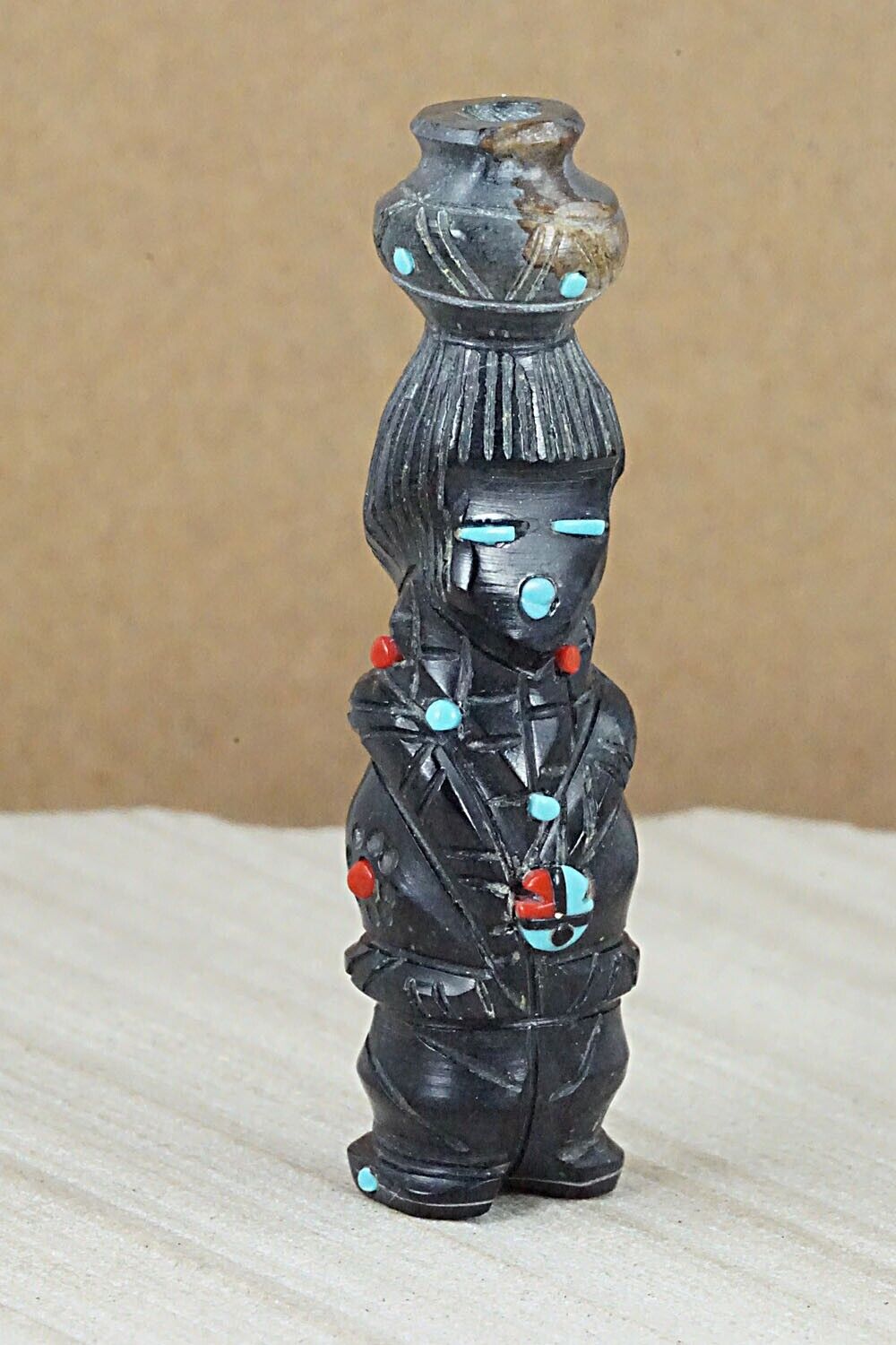 Ola Maiden Zuni Fetish Carving - Danette Laate