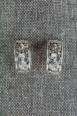 Sterling Silver Floral Earrings - Tom Dinesto