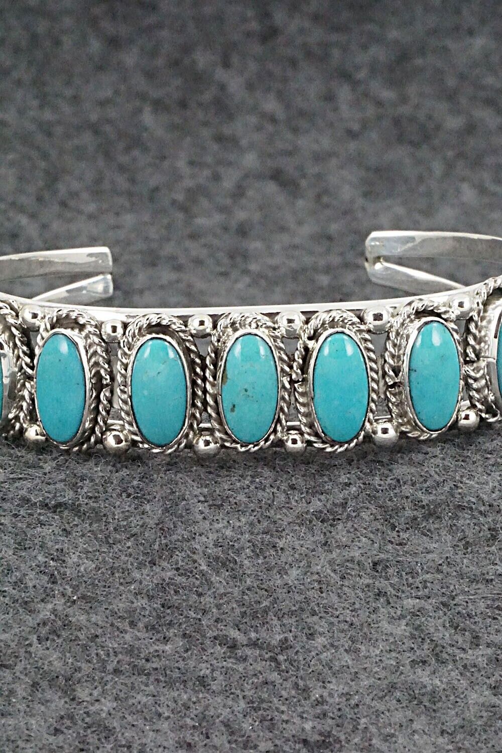 Turquoise & Sterling Silver Bracelet - Roberta Begay