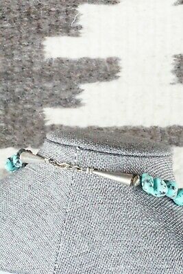 Turquoise & Sterling Silver Necklace - Louise Joe