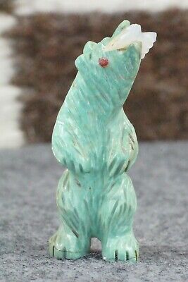 Bear Zuni Fetish Carving - Andres Quandelacy