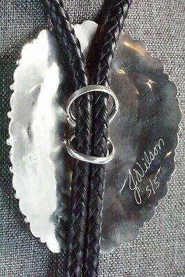 Turquoise & Sterling Silver Bolo Tie - Jazz Wilson - High Lonesome Trading