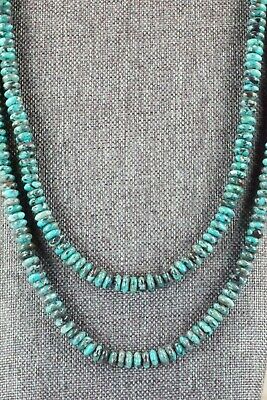 Turquoise & Sterling Silver Necklace - Navajo