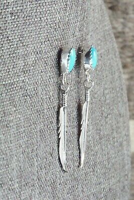 Turquoise & Sterling Silver Earrings - Sharon McCarthy