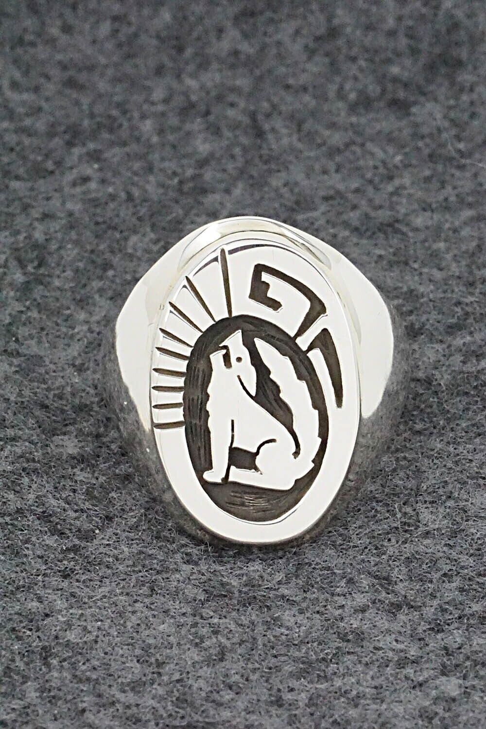 Sterling Silver Ring - Calvin Peterson - Size 10.25