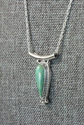 Navajo Turquoise & Sterling Silver Necklace - Sharon McCarthy