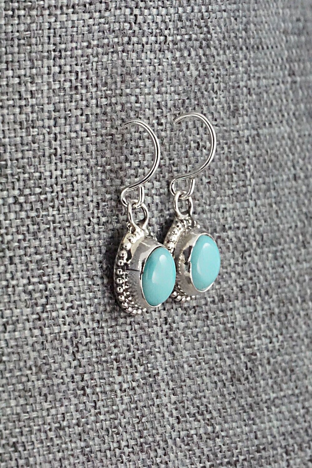 Turquoise & Sterling Silver Earrings - Jan Mariano