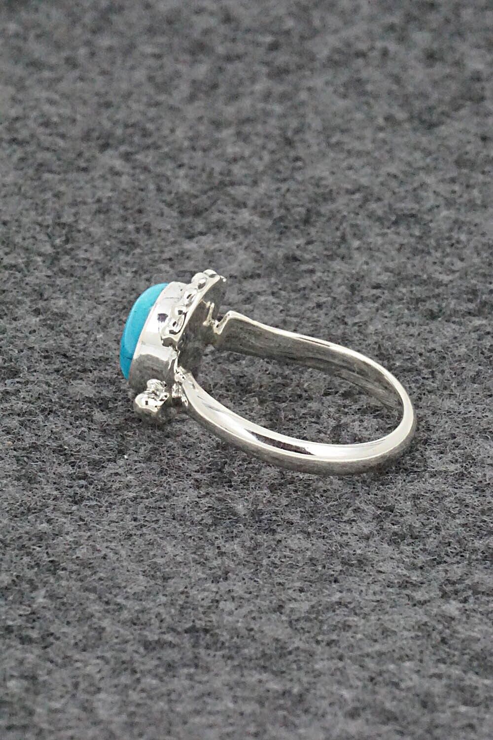 Turquoise & Sterling Silver Ring - William Begay - Size 6